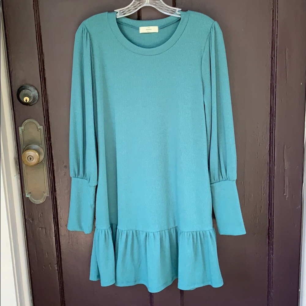 Entro green knit dress